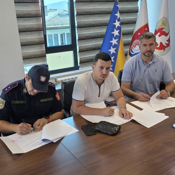 Potpisivanje ugovora o finansiranju i sufinansiranju službi od značaja za zaštitu i spašavanje Općine Ilijaš